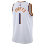 Maillot NBA Phoenix Suns Devin Booker Nike 2023-24 Association Edition Blanc Swingman - Homme